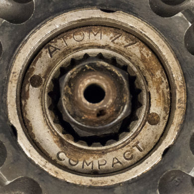 Straight-on shot of Atom® freewheel with 20 internal splines
