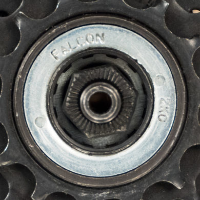 Straight-on shot of Falcon® freewheel with 12 internal splines