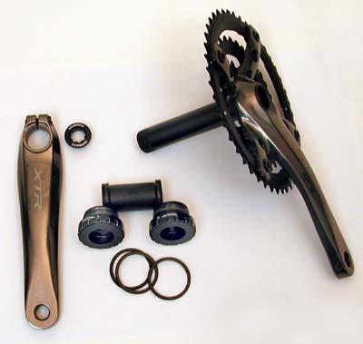 Shimano® Hollowtech® II style crank