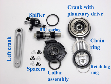 The Truvativ® HammerSchmidt™ system