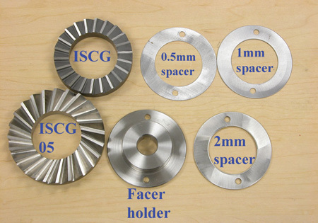 Truvativ tab cutters, facer holder, and spacers.