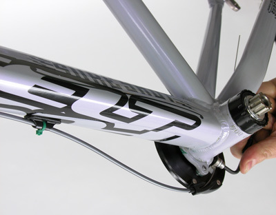 Pull out slack and secure pinch bolt