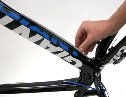 Figure 20. Wires are held to frame by adhesive tape