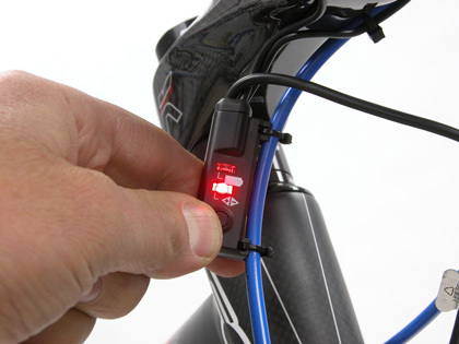 Figure 30. Push button to "index" rear derailleur system