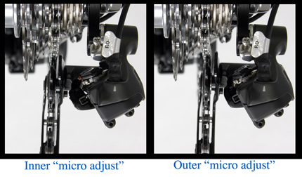 Figure 32. Shift adjustment move moves guide pulley a small amount