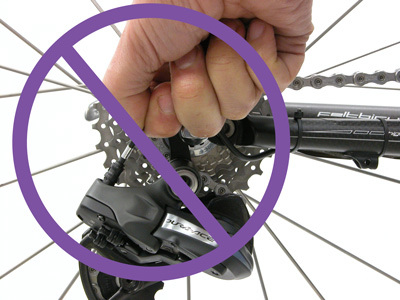 Figure 39. Never pull directly on wire