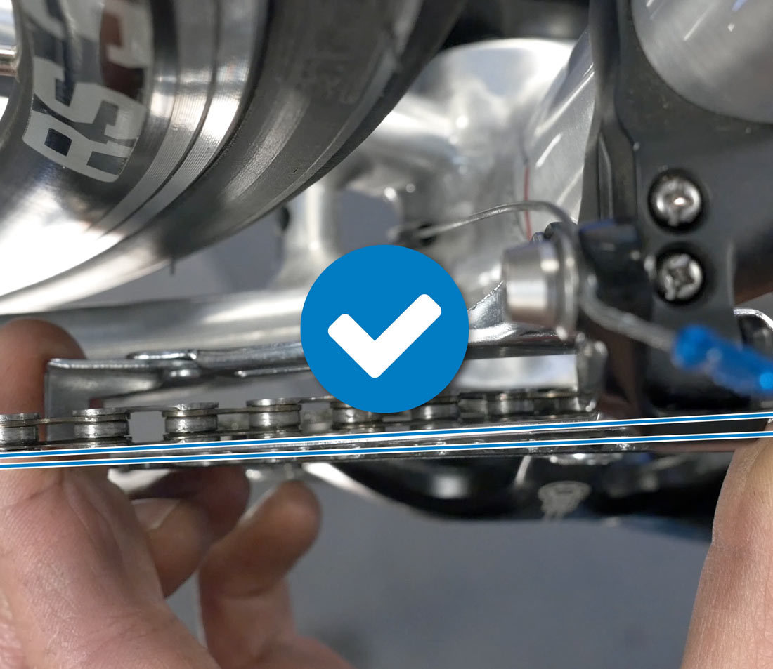 Correct derailleur rotation