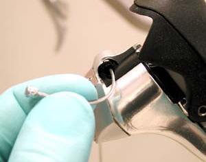 Derailleur wire attachment is on the outside of each Shimano® STI road lever