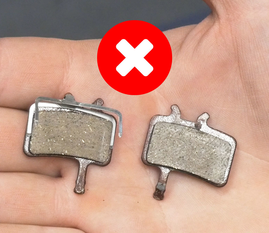 Example of incorrect clip orientation
