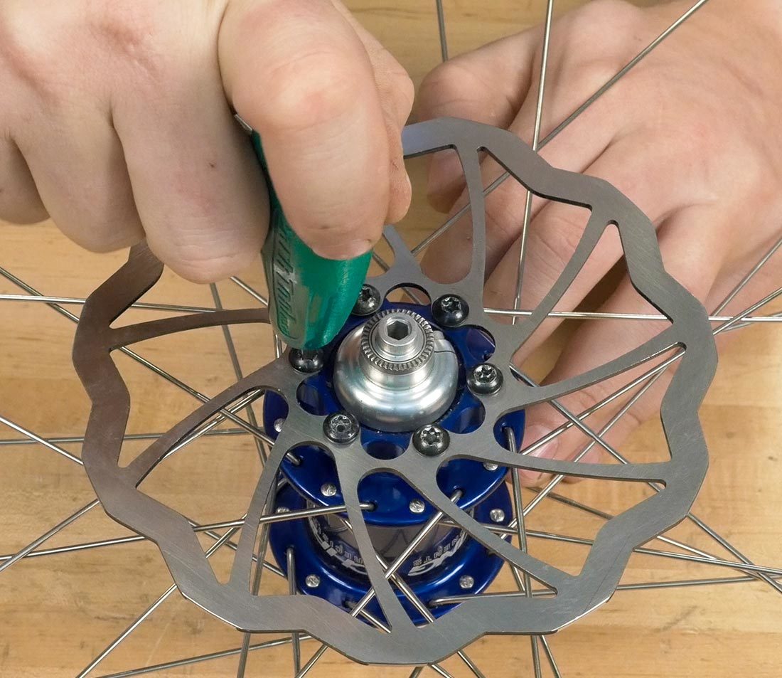 Be sure to engage the wrench all the way into the fastener, as the bolts have a shallow recess