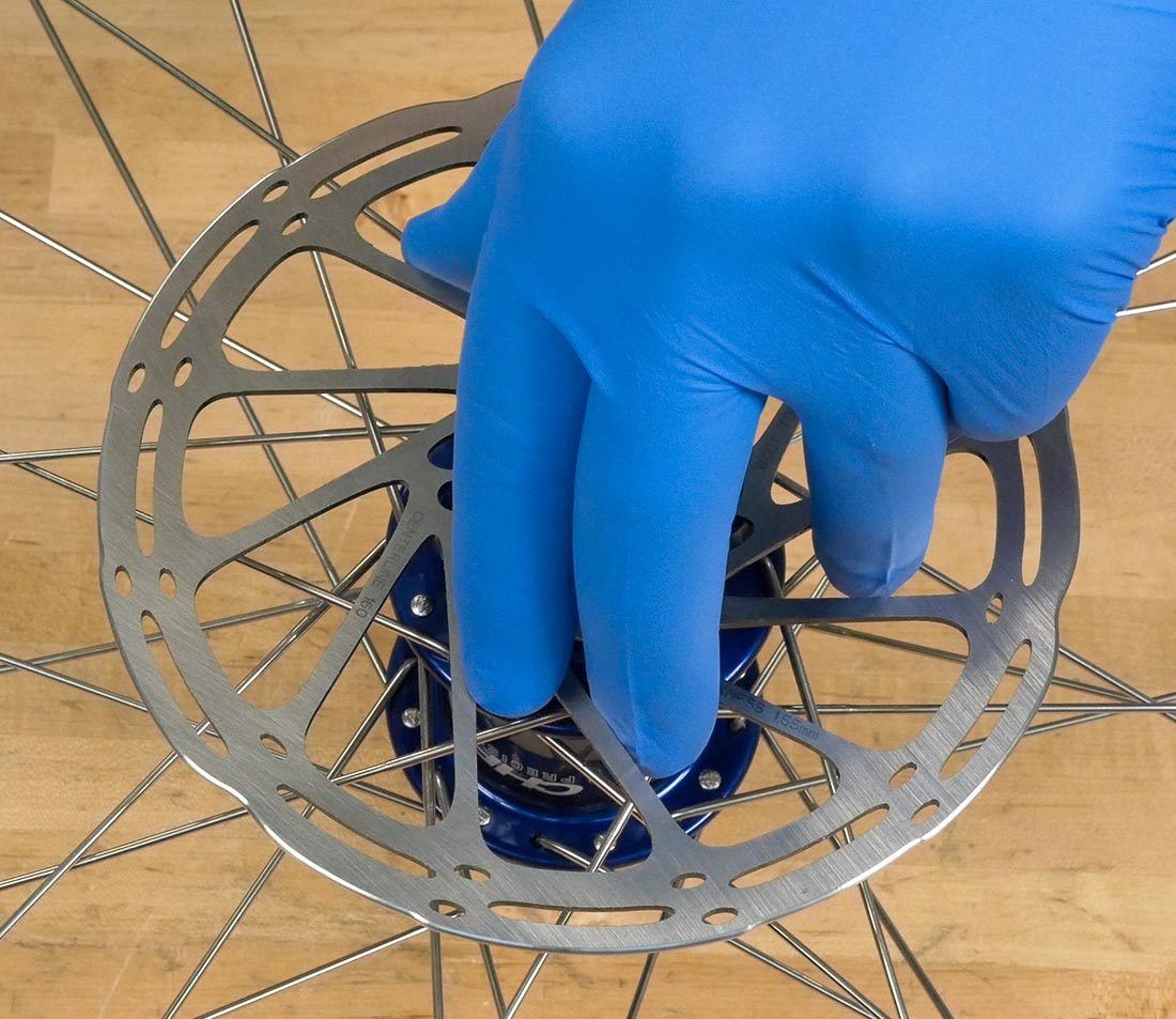 Nitrile gloves prevent contamination from dirty hands
