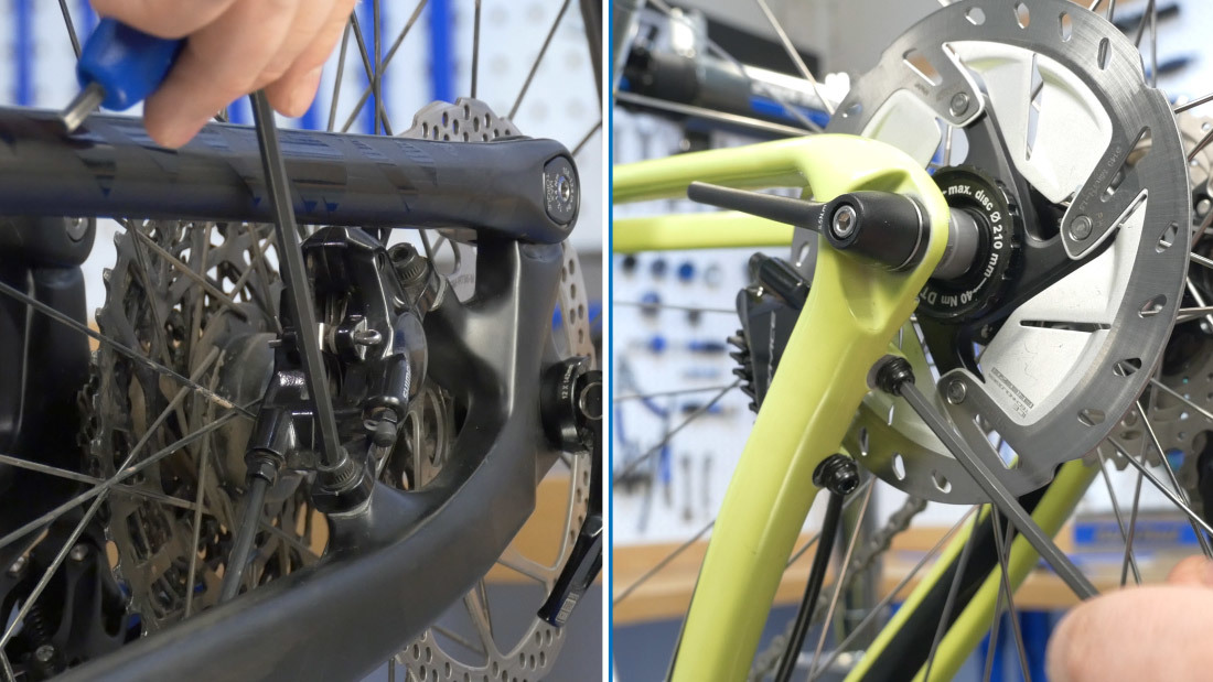 Loosen mounting bolts