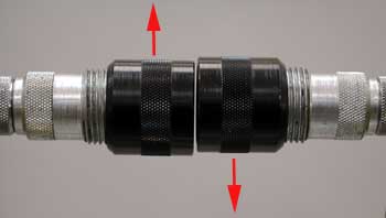 An example of parallel but offset dropouts. Move left side upward and right side downward