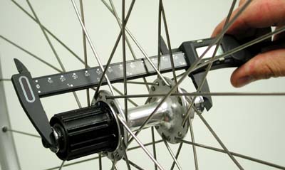 Measure over locknut distance