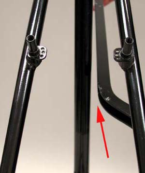 Inspect for contact at seat tube
