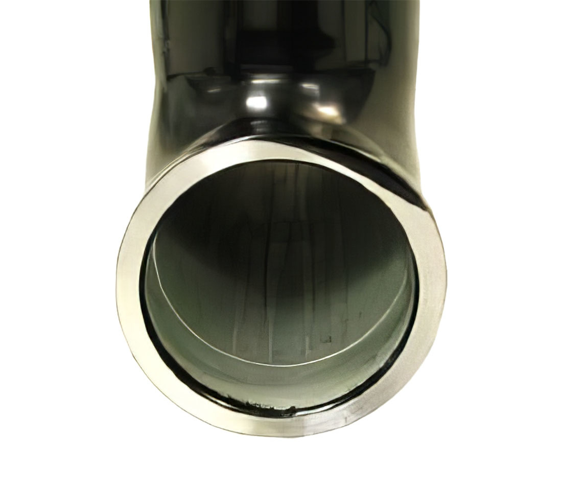 Completely faced head tube