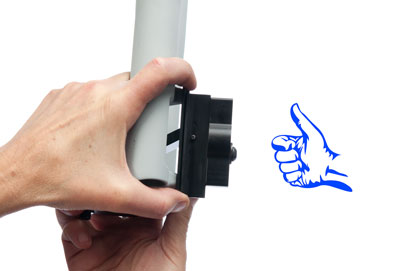 Figure 10b. Correctly rotated cutting arm