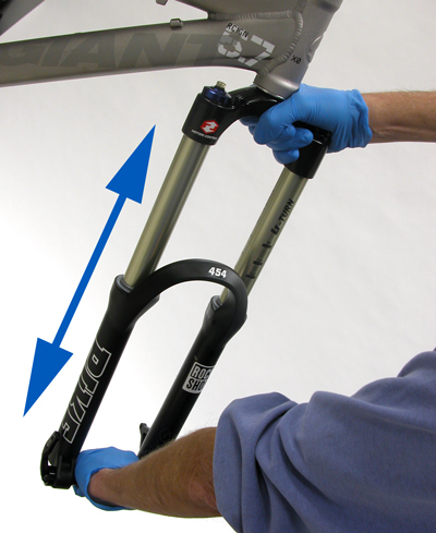 Figure 4. Pull lower legs from upper tubes