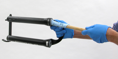 Figure 6. Clean inside lower legs