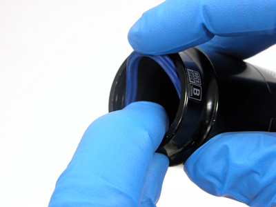 Figure 19. Install blue glide seal over internal glide ring