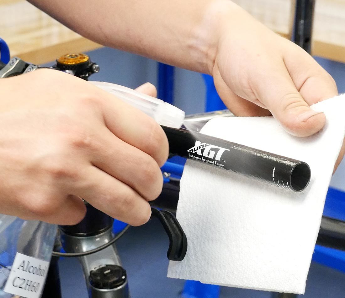 Flat Bar Grips Clean