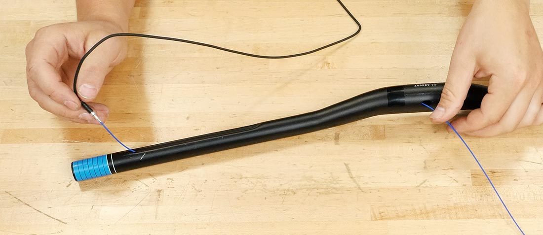 Flat Bars Internal Cable Install