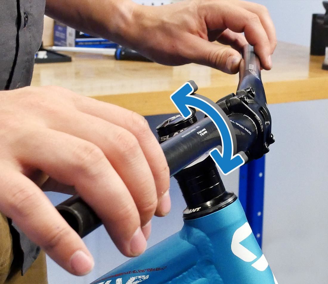 Set bars to desired amount of roll