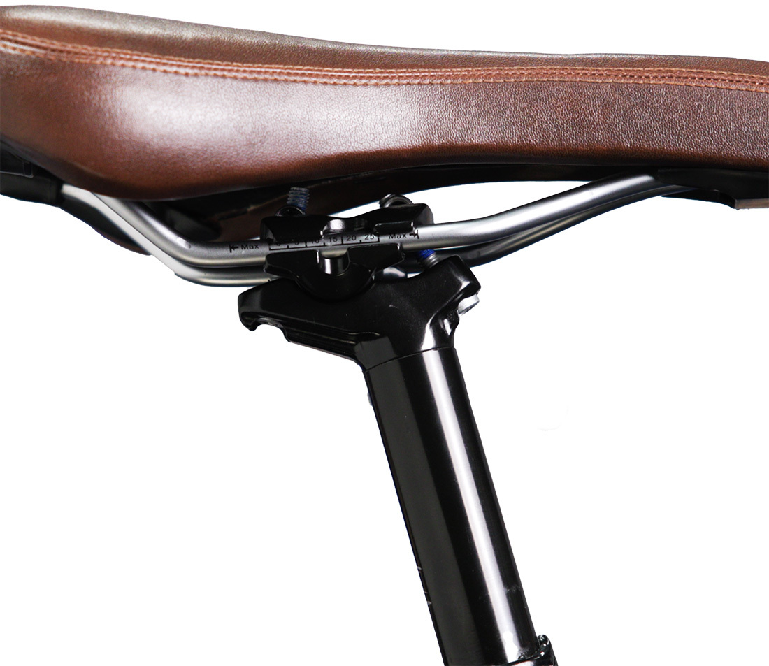 Example of an integrated seatpost