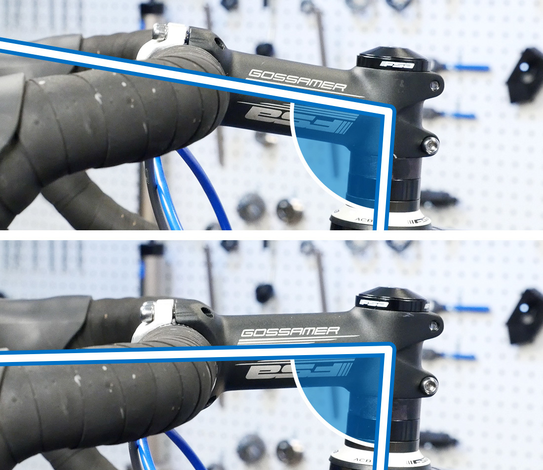 Positive Rise (Top) and negative rise (bottom)