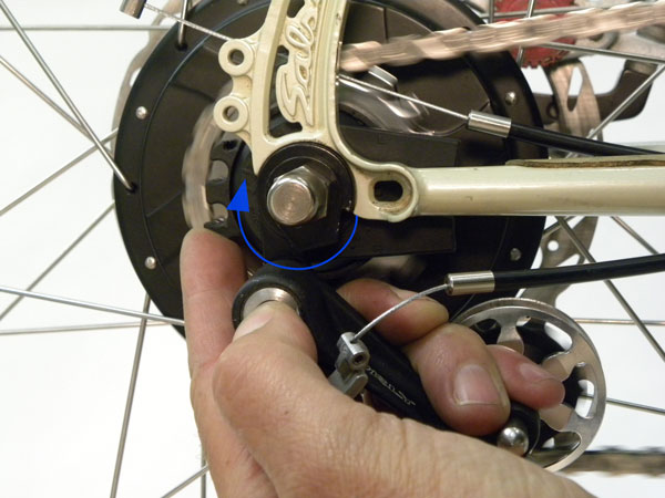 Figure 29. Push ratio-selector to gain better access