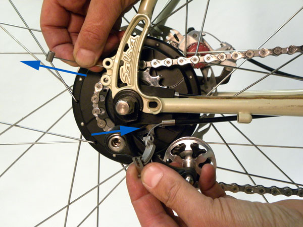 Figure 30. Pull overdrive cable
