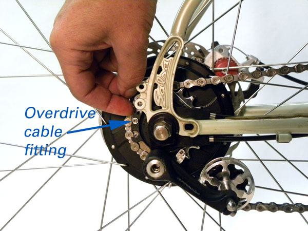 Figure 31. Engage fitting into ratio-selector