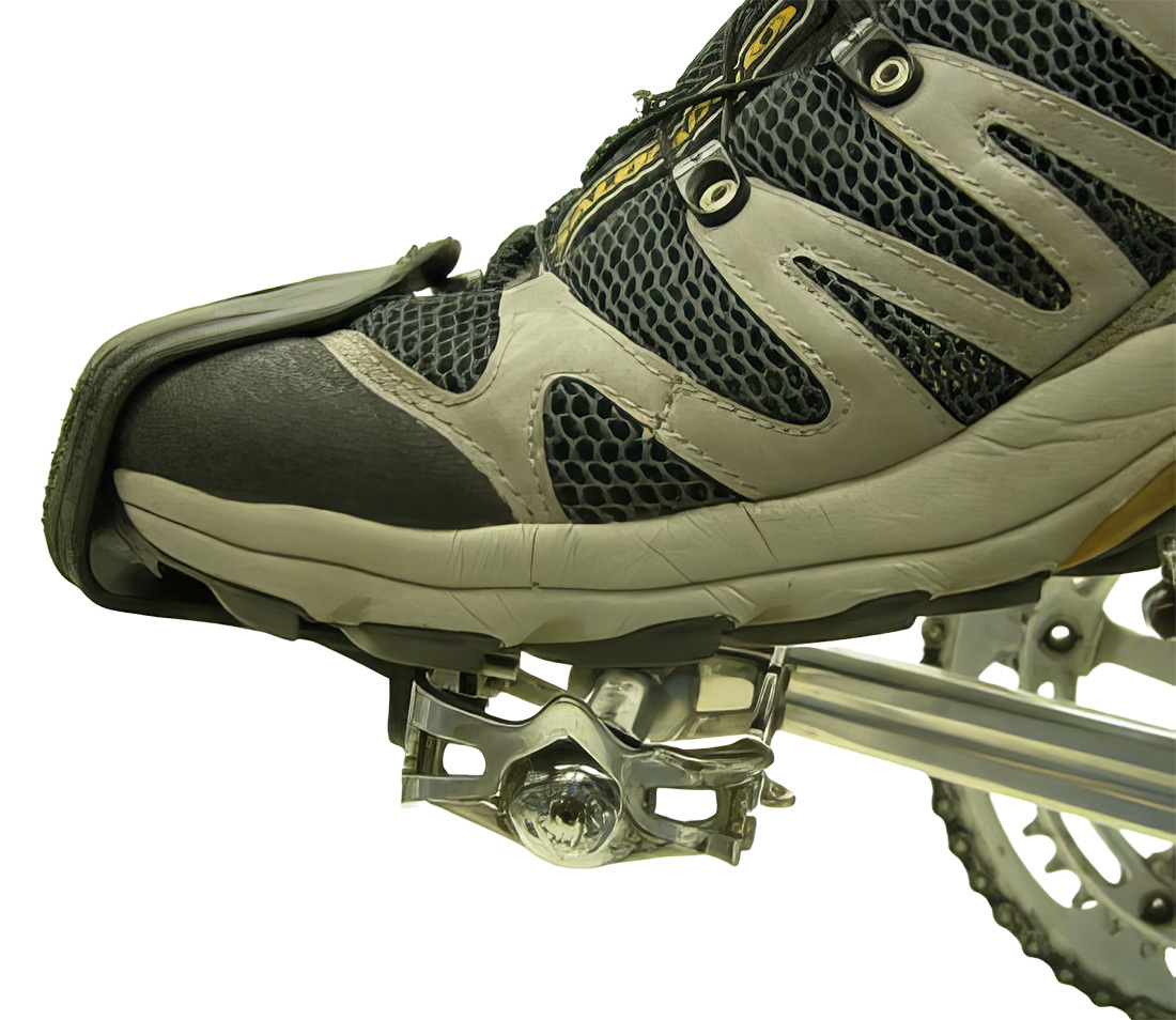 Figure 2. Mini clip on a quill type pedal