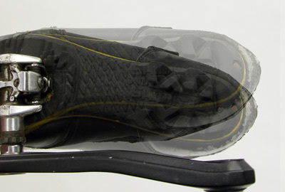 Figure 16. Float is of a clipless cleat