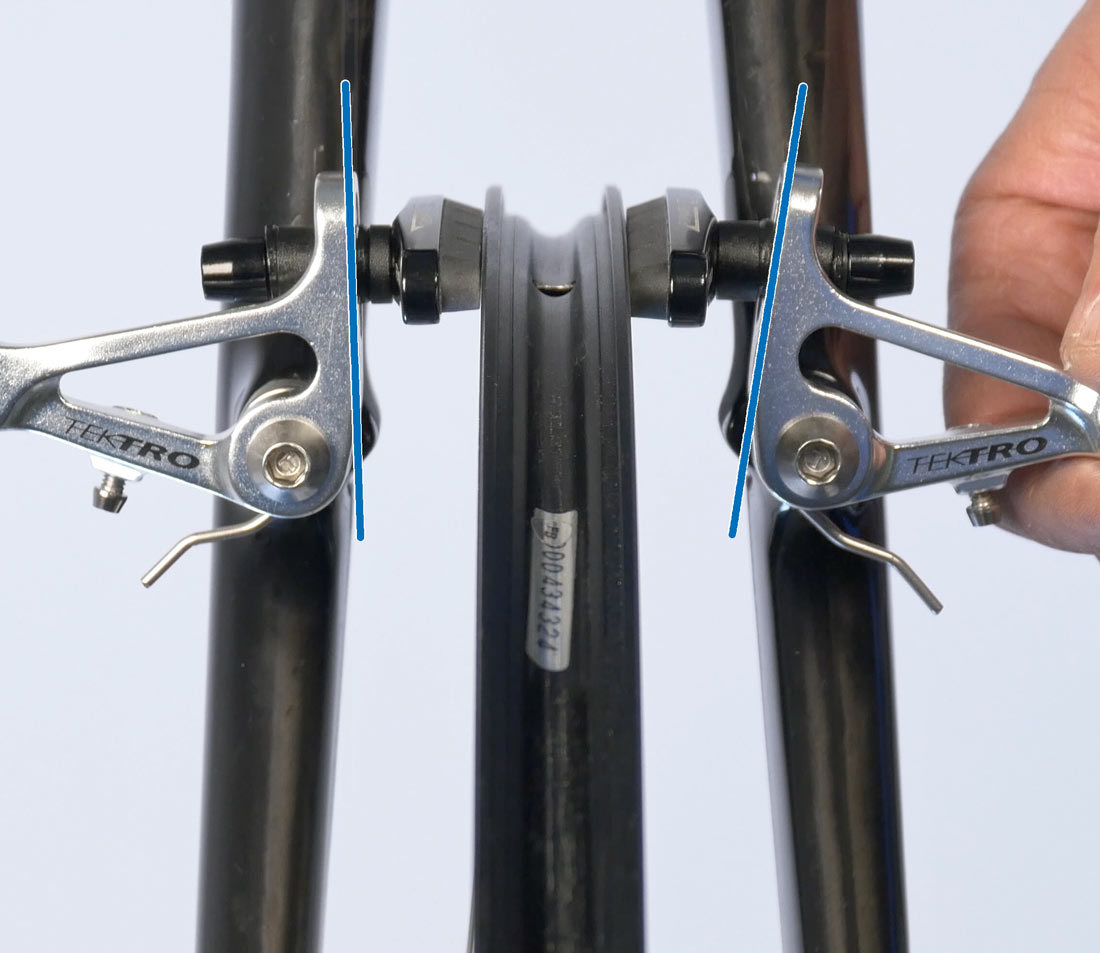 Different spacer arrangement showing different arm positioning