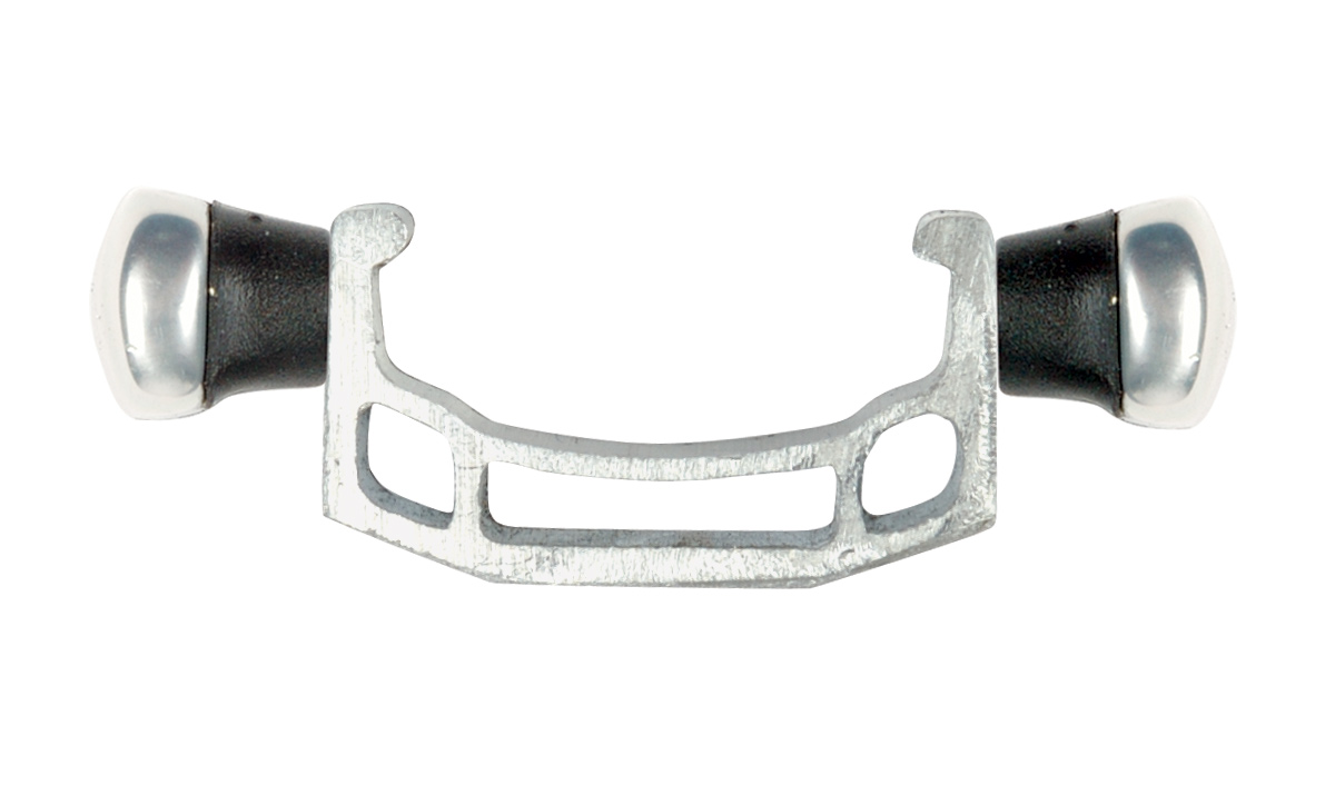 Set height to top of braking surface, but not so high as to interfere with tire