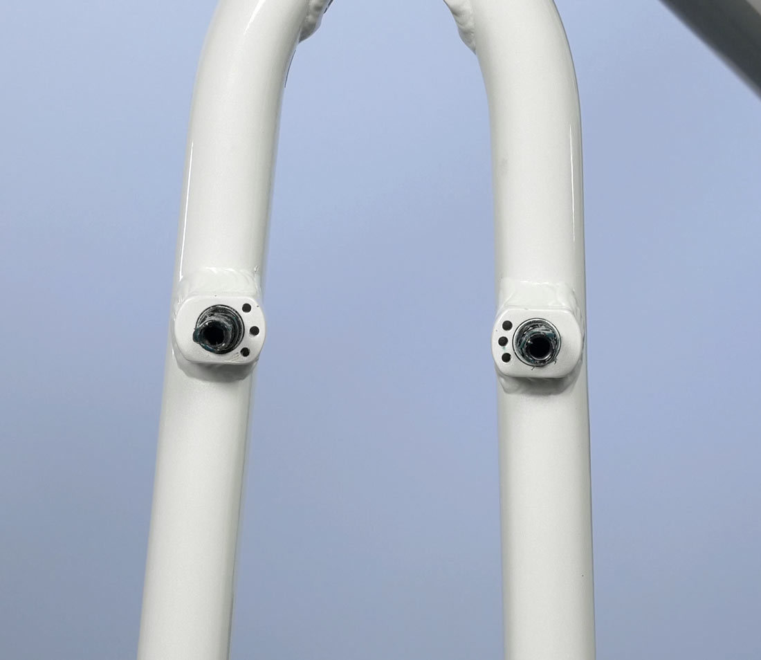 Cantilever brake mounting stud with three hole option