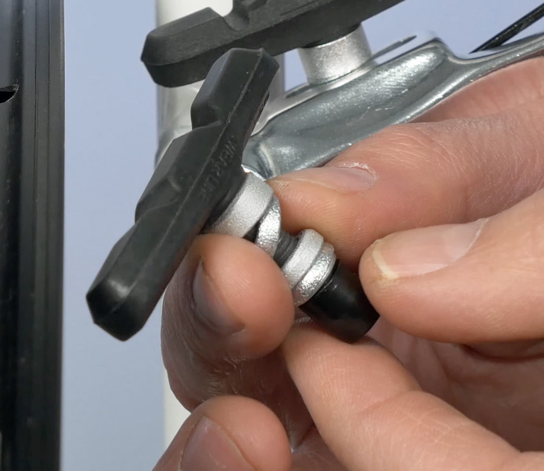 Threaded stud pad with convex and concave washers system