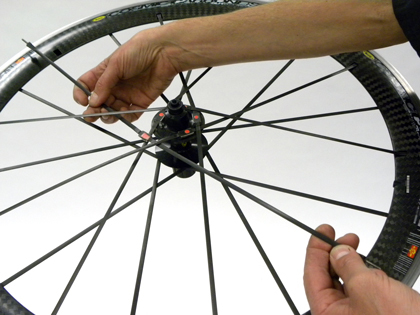 New spoke fit into the wheel