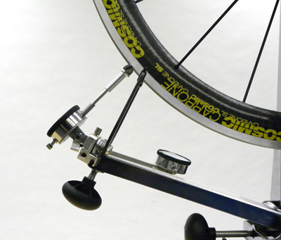 Figure 18. Raise radial dial by loosening caliper arm adjusting knob